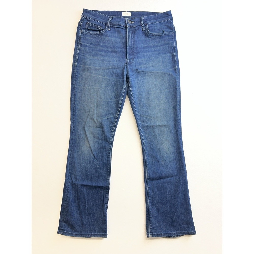 MOTHER The Insider Ankle High Rise Kick Flare Jeans Size 32